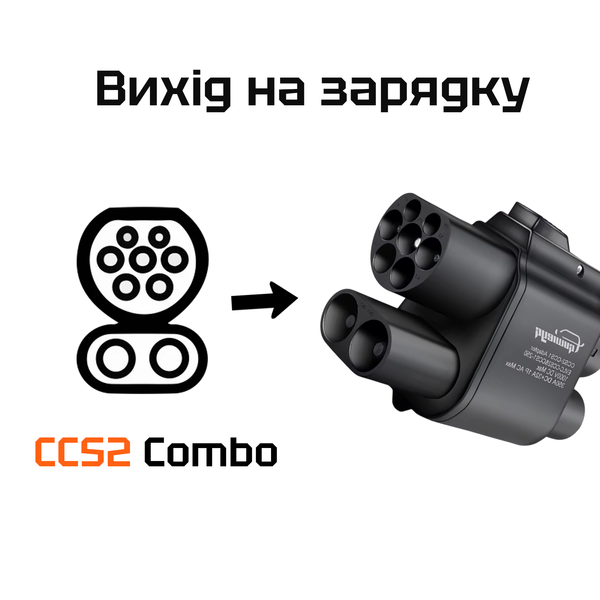 Переходник ZRD CCS1 Combo CCS2 Combo